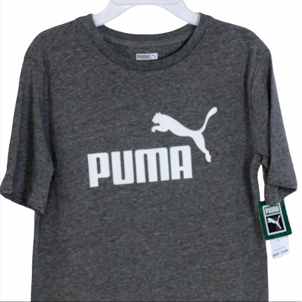 Puma Boys Large T-shirt Gray